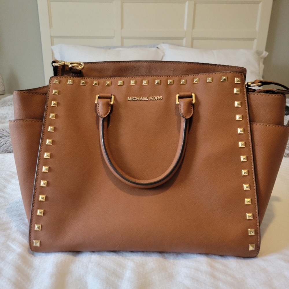 Michael Kors Selma Rockstud Handbag